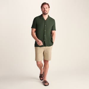Valtos Mens Short Sleeve Supersoft Shirt - Forage Green