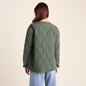 Cleadon Womens Shower Resistant Lightweight Insulated Jacket - Pale Khaki