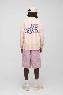 Relaxed Long Length Overdye Carpenter Shorts