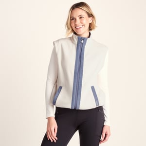 Arrad Womens Microfleece Gilet - Vanilla