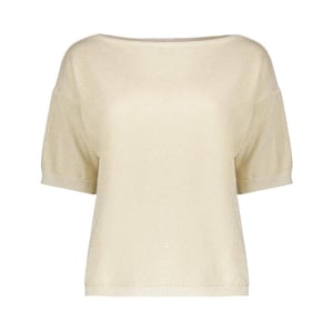 Geisha 64089-70 720 pullover lurex s/sl sand/gold