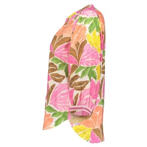 Geisha 63283-20 718 blouse ecru/tobacco/pink