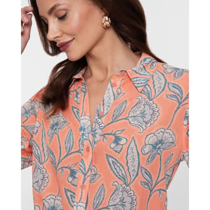 Geisha Blouse coral