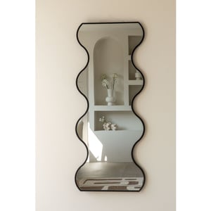 Indore Home – spiegel – organische vorm – golfrand – wandspiegel – 120cm –