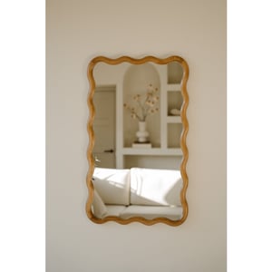 Indore Home spiegel flow golfrand asymmetrisch wandspiegel -