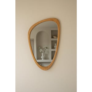Indore Home spiegel organische vorm asymmetrisch wandspiegel 80cm -