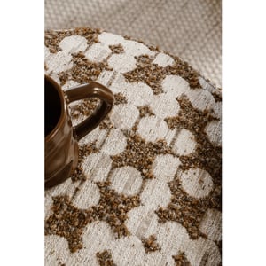 Indore Home saar poef ottomaans opbergruimte - beige