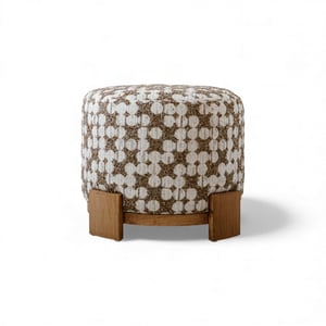 Indore Home fien poef- ottomaans - beige