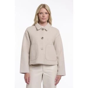 Rino & Pelle Esia.7002621 rino&pelle single breasted jacket stone snow