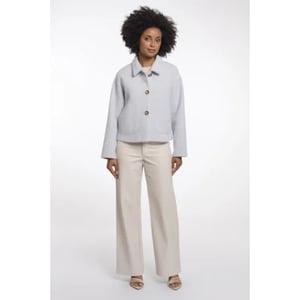 Rino & Pelle Esia.7002621 rino&pelle single breasted jacket light blue snow