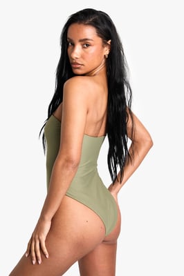 Petite Swimwear Essentials Bandeau Swimsuit