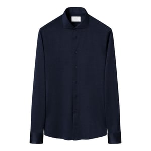 Eton Filo di scozia knit shirt lange mouw overhemden 100014987