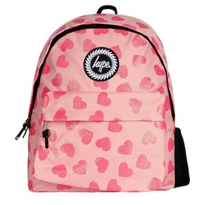 Hype Iconic Glitter Heart Pink Backpack