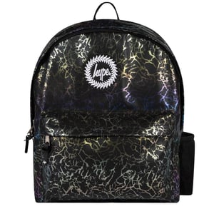 Hype Glitter Lightning Black Backpack