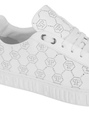 Low-Top Sneakers Carson Monogram Strass