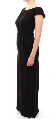 Dolce Gabbana Maxi Dress Boat Neck Short Sleeves