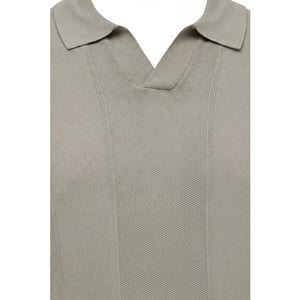 Genti Polo no buttons ss grey