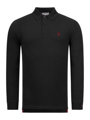 U.S. POLO ASSN. Heren langmouwen Polo Shirt gemaakt van katoenen elastaan