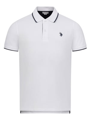 U.S. POLO ASSN. Men's Classic Fit Polo Shirt met korte mouwen gemaakt van katoenen elastaan