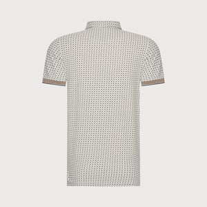 Blue Industry De geometrische polo |