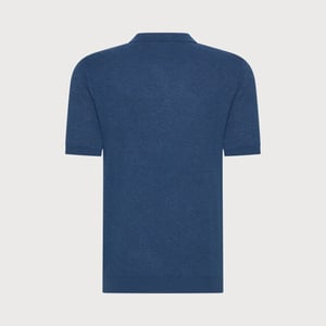 Blue Industry De structuurbreisel polo |