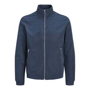 Jack & Jones Heren plus size bomberjack jjerush zomerjas effen donker