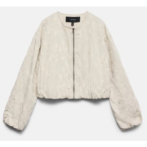 Vero Moda Vmbeatrice ls emb bomber jacket exp beige