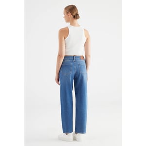Cup of Joe Cropped balloon jeans blue denim
