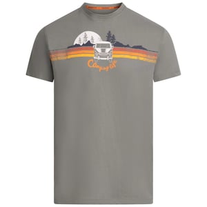 Trespass Mens Cromer II Printed Casual T-Shirt (Pond Blue)