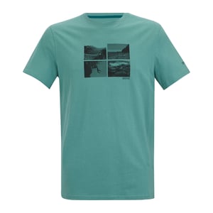 Regatta Heren Breezed Fotocollage T-Shirt (Arctic)