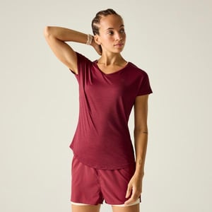 Dare 2B Dames/Dames Vigilant Actief T-Shirt (Tibetaans Rood)