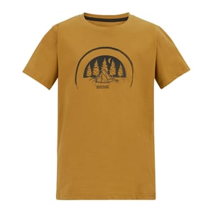 Regatta Kinderen Bosley Camping T-Shirt (Houtbruin)