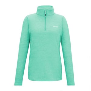 Regatta Womens/Ladies Sweetheart Quarter Zip Fleece Top (Ice Green)