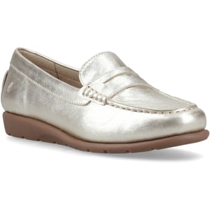 Hush Puppies Shelby Leren Dames Gouden Loafers