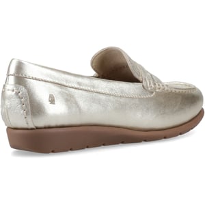 Hush Puppies Shelby Leren Dames Gouden Loafers