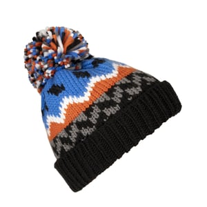 Trespass Childrens/Kids Twiglet grof gebreide muts met fleecevoering (Blauw)