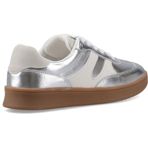 Hush Puppies Maura Mocka Kvinnors Silver Sneakers
