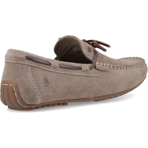 Hush Puppies Reuben Båtsko Mocka Herr Taupe Båtskor
