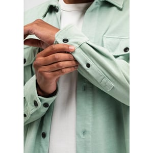Butcher of Blue Phil jersey overshirt inari green