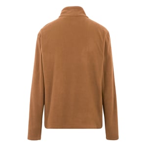 Regatta Great Outdoors Mens Thompson Half Zip Fleece Top för män (Nötbrun)