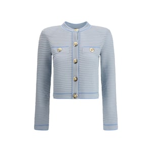 Ribbed Knit Button Cardigan