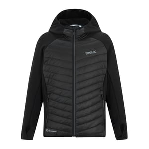 Regatta Childrens/Kids Andreson Hybrid Padded Jacket (Black/Seal Grey)