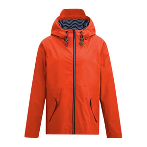 Regatta Womens/Ladies Bayletta Grid Distress Waterproof Jacket (Tangerine Tango)