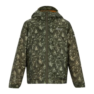 Regatta Childrens/Kids Lever II Line Camo Waterproof Jacket (Light Sage)