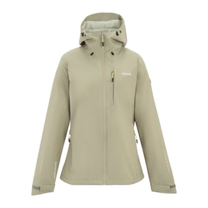 Regatta Womens/Ladies Oklarna Waterproof Jacket (Parchment)