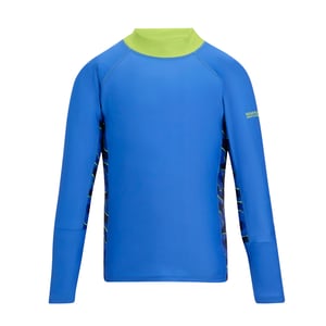 Regatta Meisjes Hoku II Camo Zwemtop (Sonisch Blauw)