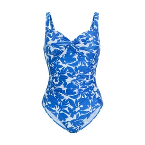 Regatta Dames Sakari Fleur Bloom Buikverstevigende Eendelig Zwempak (Blauw)