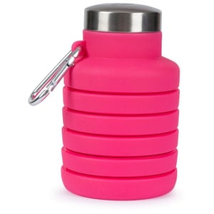Trespass Vavo Foldable Silicone Water Bottle (Flamingo Pink)