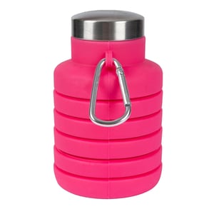 Trespass Vavo Foldable Silicone Water Bottle (Flamingo Pink)