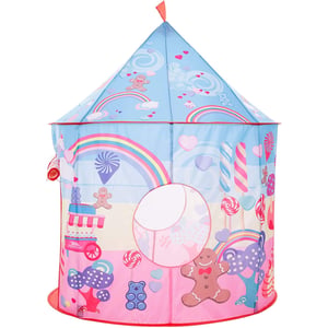 Trespass Childrens/Kids Chateau Play Tent With Packaway Bag (Candyland)